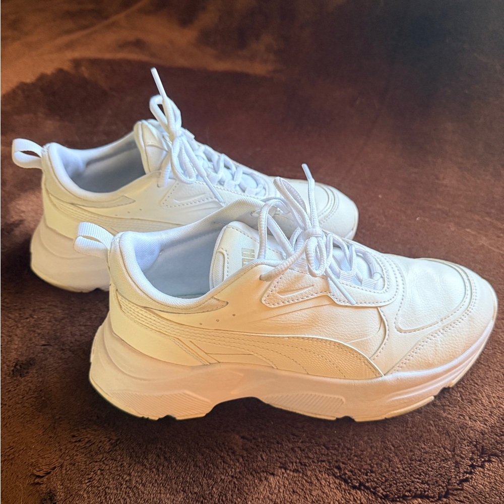 Women's White PUMA Sneakers